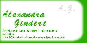 alexandra gindert business card